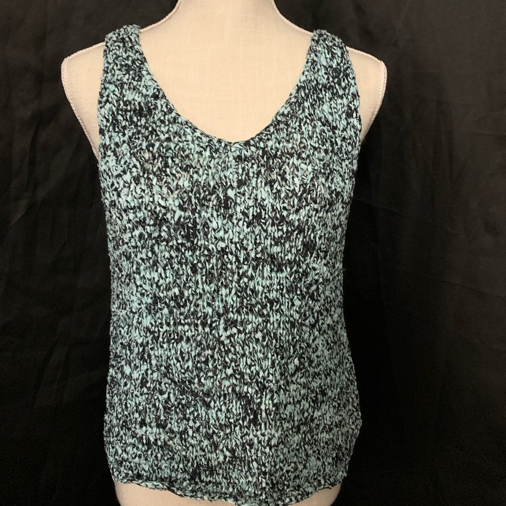 Sigrid Olsen Hand Knitted M Silk Top